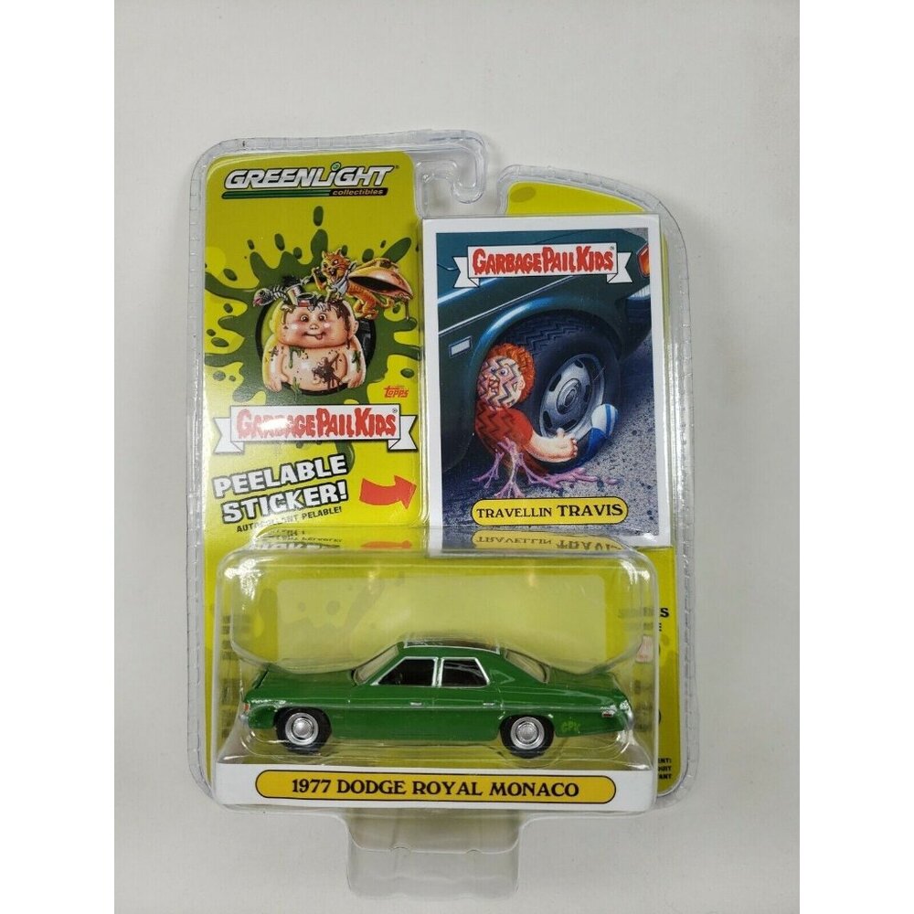 Garbage Pail Kids 1977 Dodge Royal Monaco 1:64 Diecast Limited Edition & Sticker